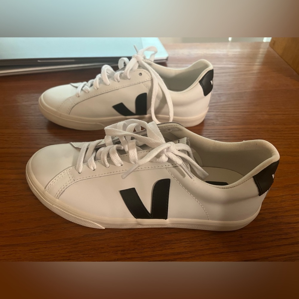 Veja Campo Bicolor Leather Low-Top Sneaker